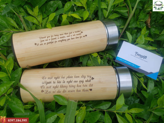 Bình giữ nhiệt vỏ tre Hà Nội