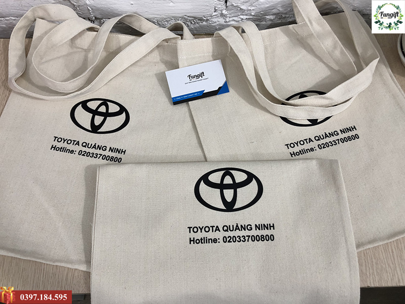 Túi vải canvas in logo giá rẻ
