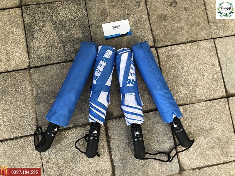 Xưởng sản xuất ô dù cầm tay in logo công ty