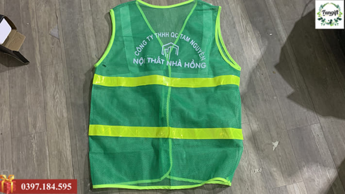 Áo gile bảo hộ in logo