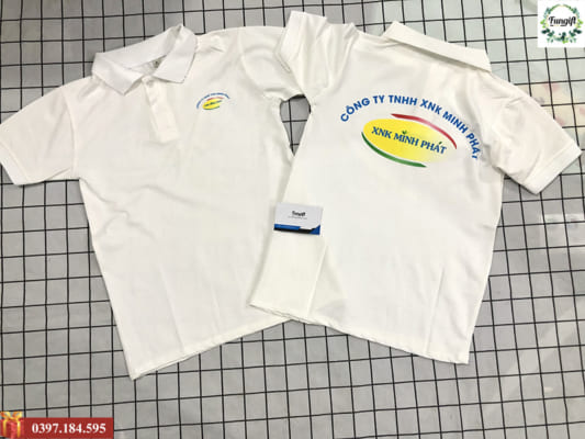 Áo thun in logo theo yêu cầu