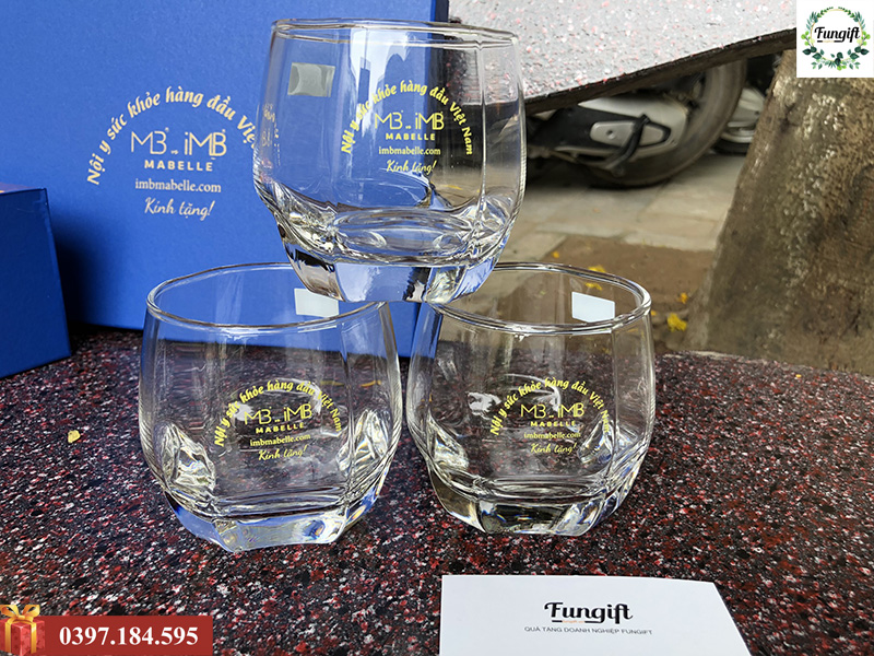 Bộ 6 ly thủy tinh làm quà tặng có ý nghĩa