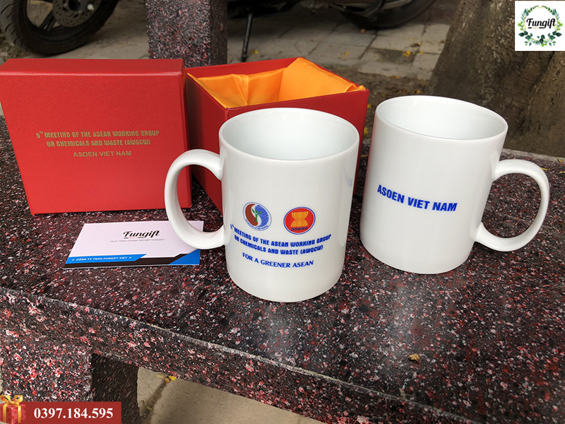 Cốc sứ in logo Asoen Việt Nam
