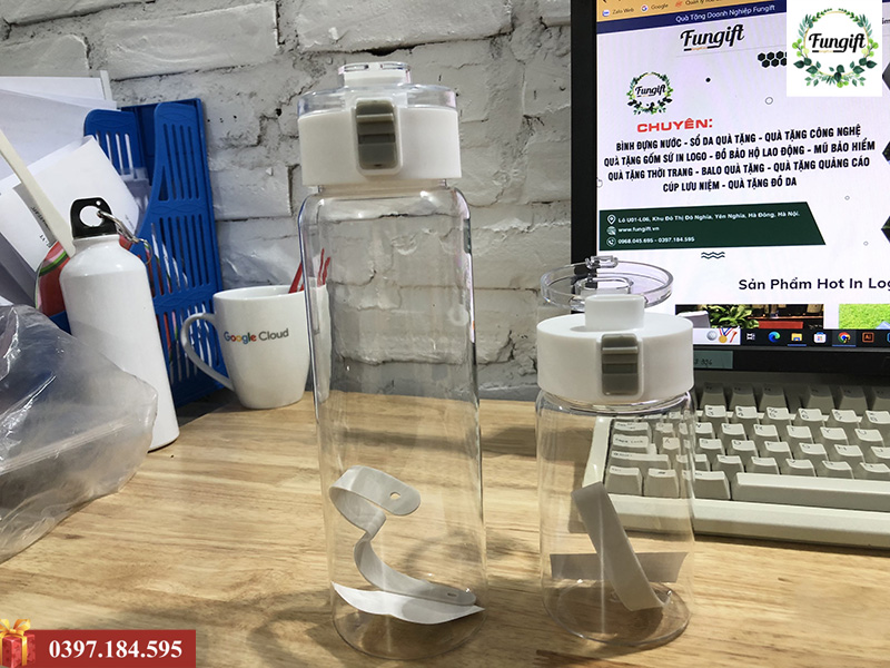 Combo bình nhựa nhiều size tiện lợi 