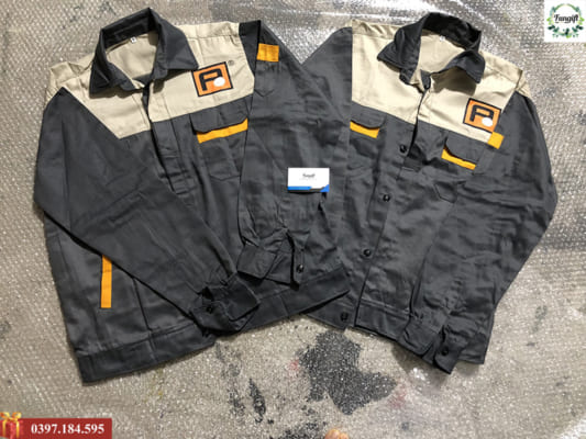 In logo và thông tin lên áo bảo hộ cho công ty Bảo An