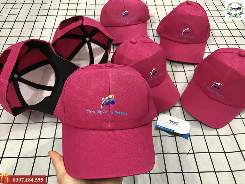 Làm mũ lưỡi trai theo yêu cầu tại Hà Nội