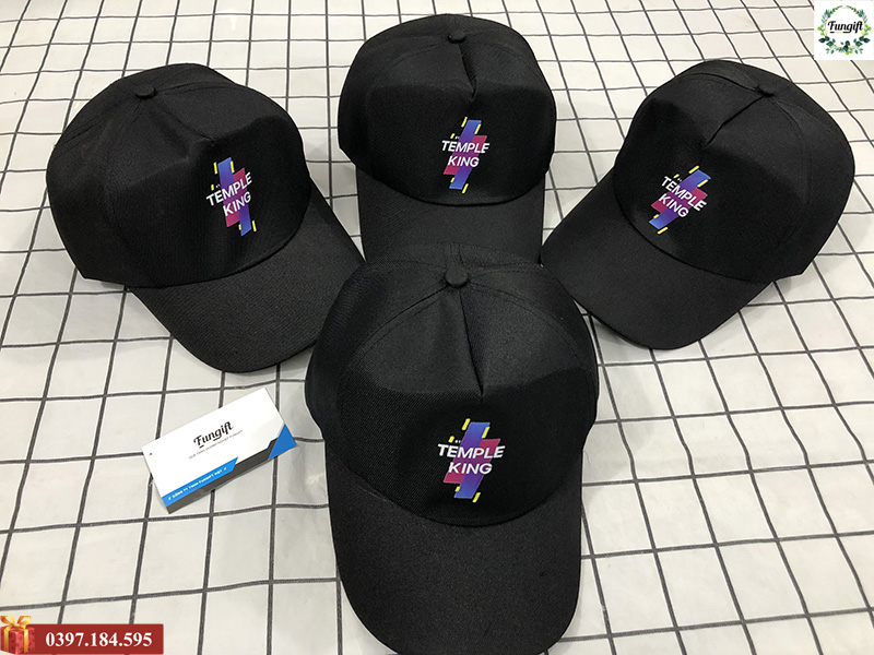 Mũ lưỡi trai in logo team