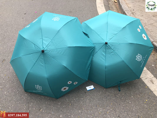 Ô dù bán tự động in logo làm quà tặng quảng cáo