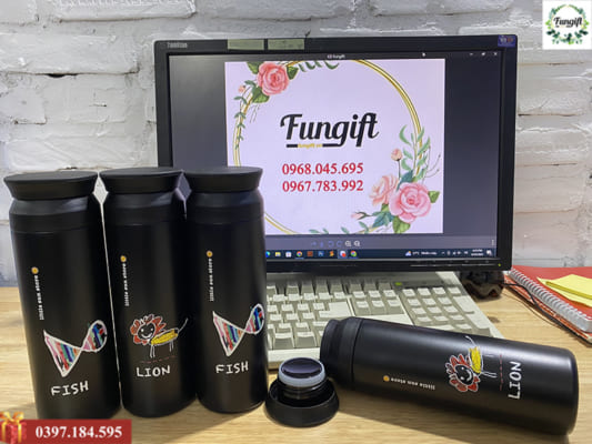 Quà tặng cao cấp bình giữ nhiệt in logo