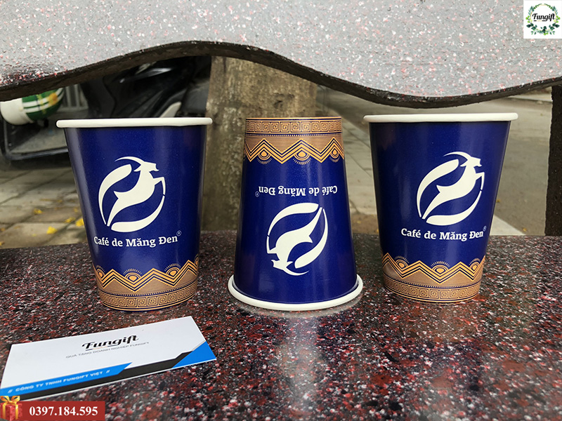 Sản xuất cốc giấy in logo số lượng lớn