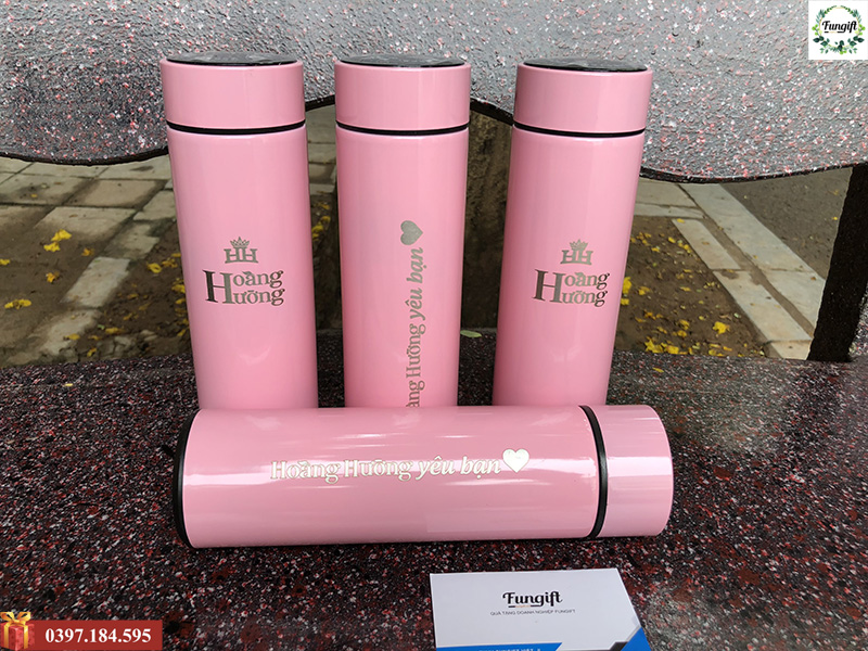Set quà tặng bình giữ nhiệt Hoàng Hường