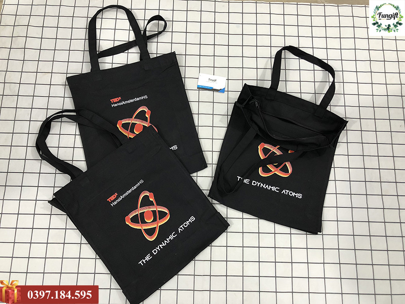 Túi vải in logo làm quà tặng chương trình