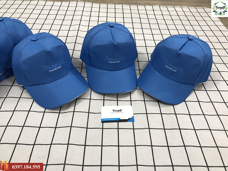 Mũ lưỡi trai in logo công ty