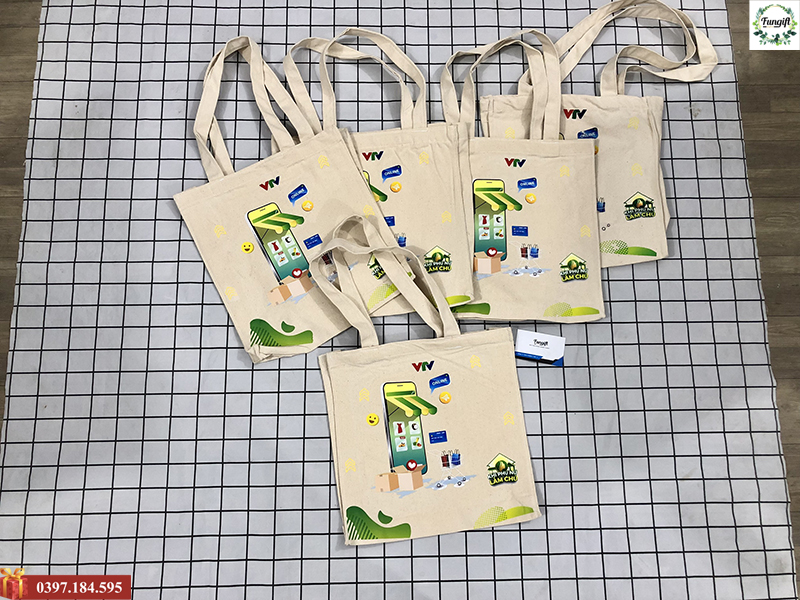 Xưởng may và in túi canvas, túi vải bố làm quà tặng