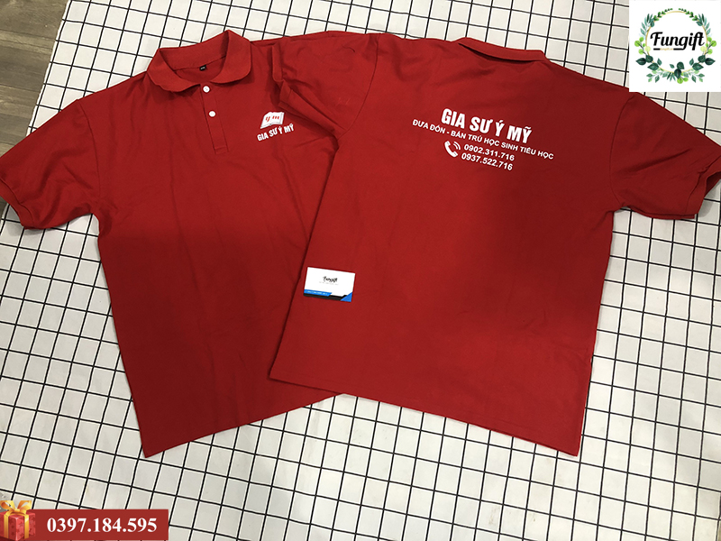 Áo thun in logo theo yêu cầu