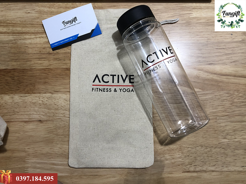 Bình nhựa my bottle kèm túi đựng