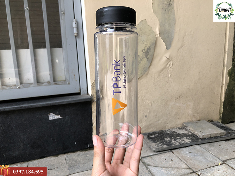 Bình nước nhựa My bottle in logo TP Bank