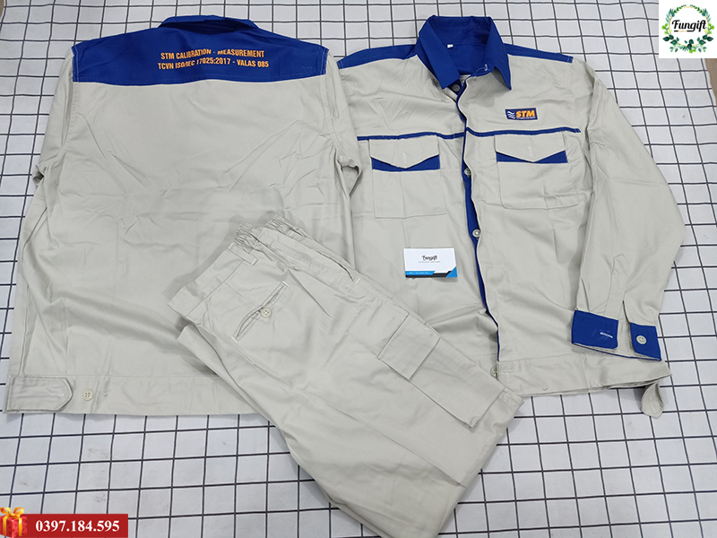 Bộ quần áo bảo hộ pangrim in logo