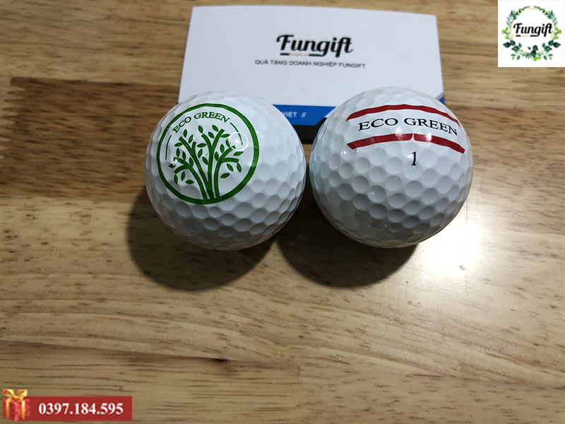 Bóng Goft in logo của Eco Green theo yêu cầu