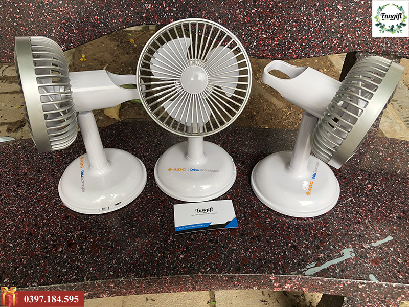 Cung cấp quạt tích điện in logo theo yêu cầu