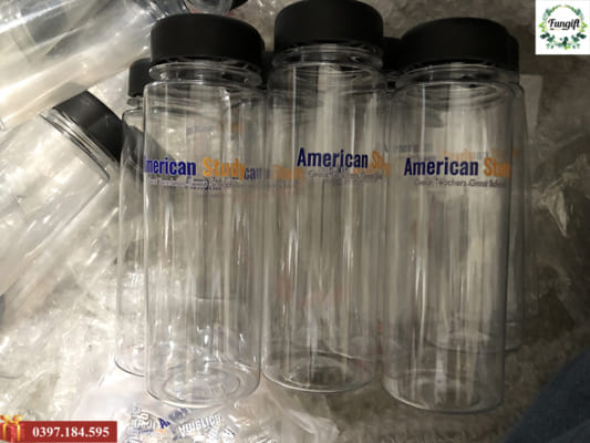 Dự án in 1.500 bình My bottle làm quà tặng cho American Study