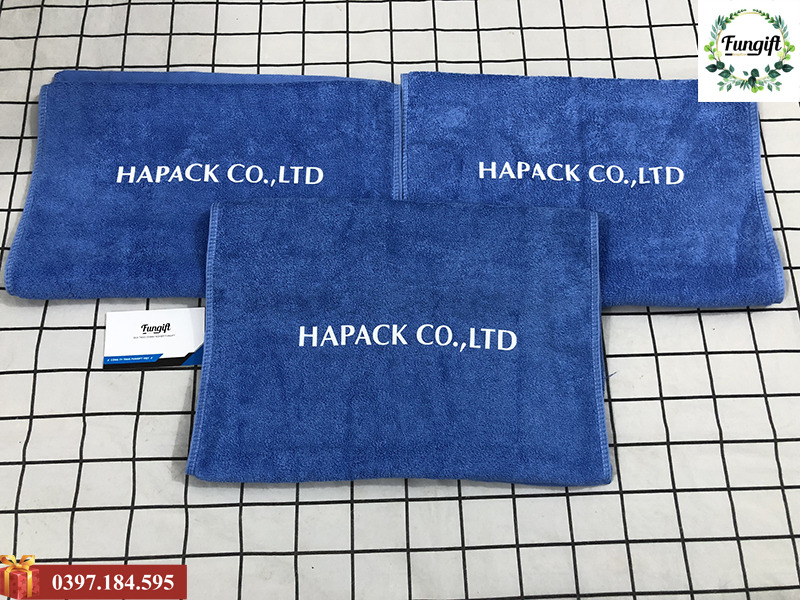 Khăn tắm quà tặng in logo theo yêu cầu