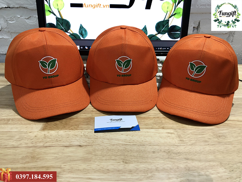 Mũ in logo theo yêu cầu