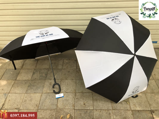 Sản xuất ô dù in logo doanh nghiệp