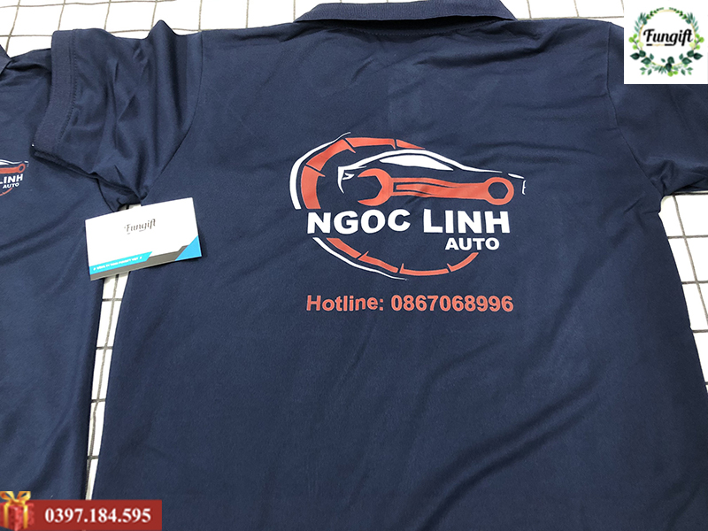 Xưởng may áo thun in logo theo yêu cầu