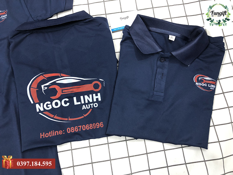 Xưởng sản xuất áo thun, áo bảo hộ in logo theo yêu cầu