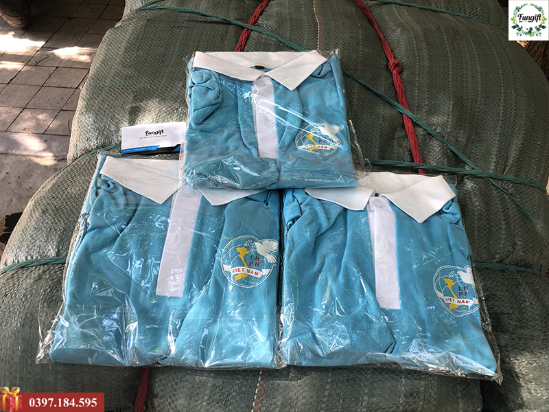 600 áo đồng phục in logo cho hội liên hiệp phụ nữ Việt Nam