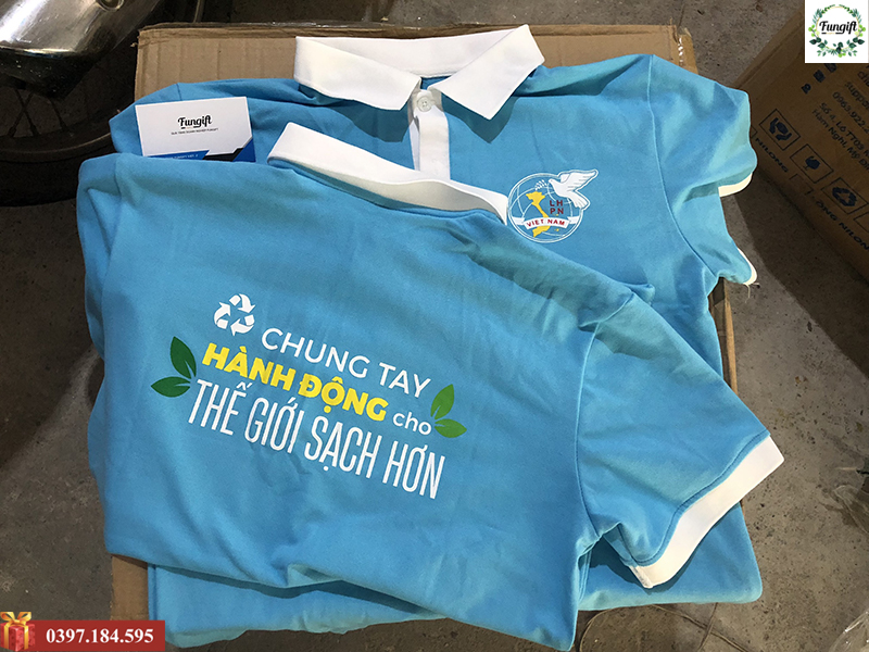 Áo đồng phục công ty in logo