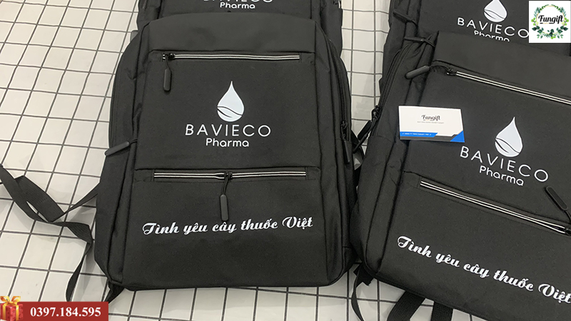 Balo quà tặng in logo Bavieco