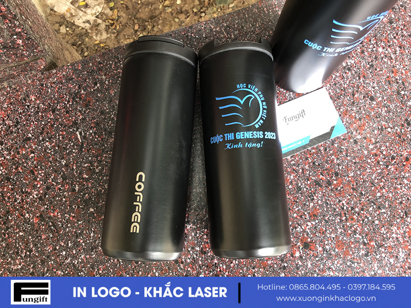 Cốc giữ nhiệt coffee in logo học viên Phụ nữ