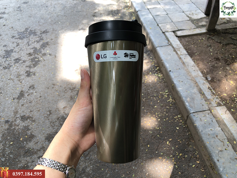 Cốc giữ nhiệt in logo làm quà tặng theo yêu cầu