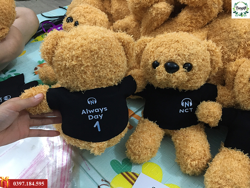 Gấu bông tốt nghiệp in theo yêu cầu