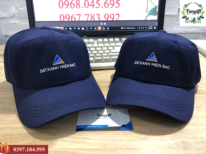 Mũ lưỡi trai in logo giá rẻ Hà Nội