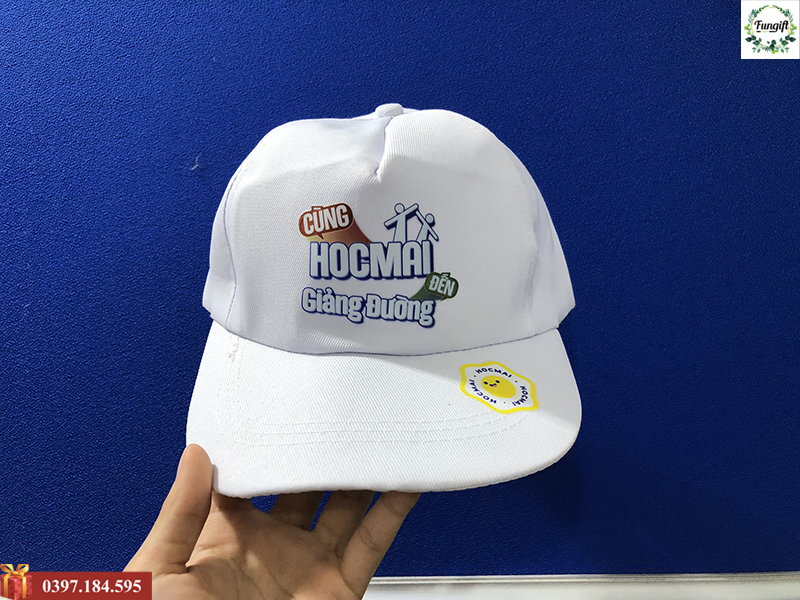 Mũ lưỡi trai in logo Hà Nội giá rẻ