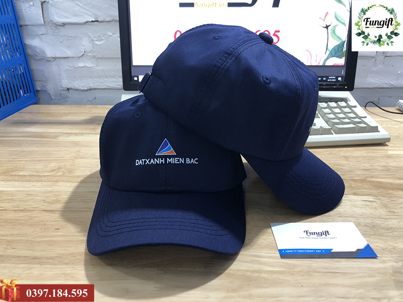 Mũ lưỡi trai in logo tặng học viên