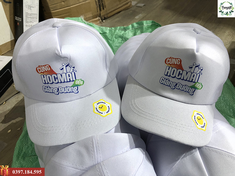 Xưởng may mũ lưỡi trai in logo giá rẻ