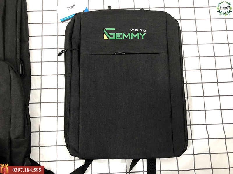 Balo in logo Gemmy theo yêu cầu