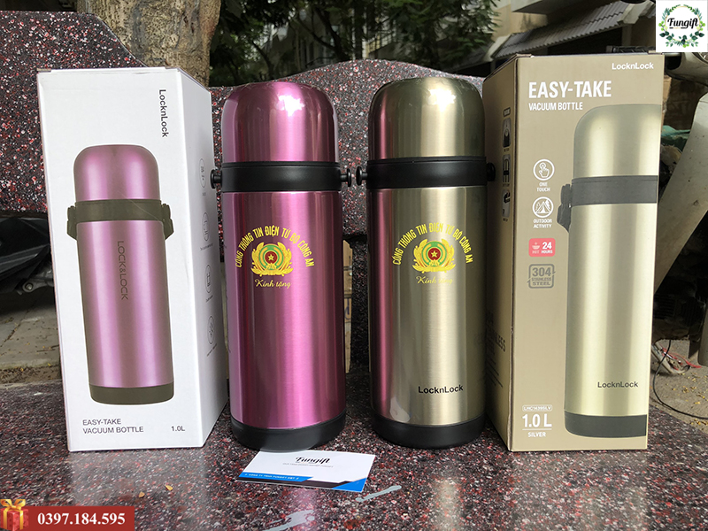 Bình giữ nhiệt Locknlock in logo giá rẻ