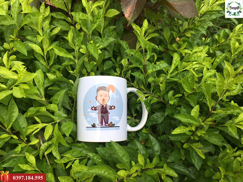 Cốc sứ in hình ảnh chibi theo yêu cầu