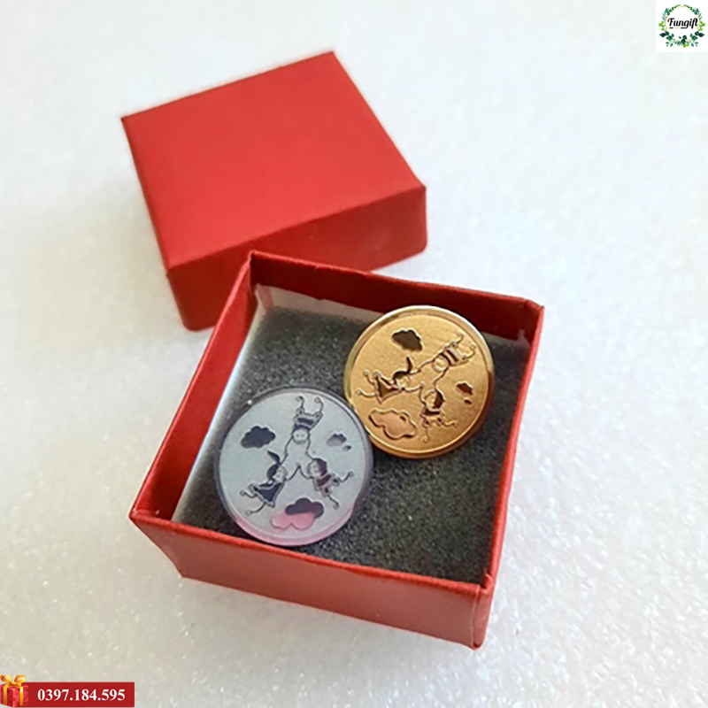 In huy hiệu cài áo lấy ngay giá rẻ