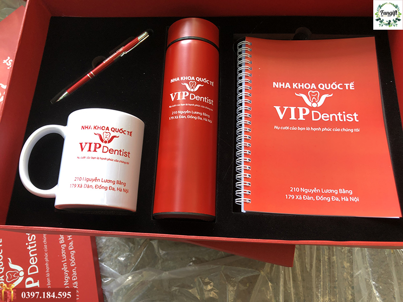 Bộ giftset 4 món in logo giá rẻ