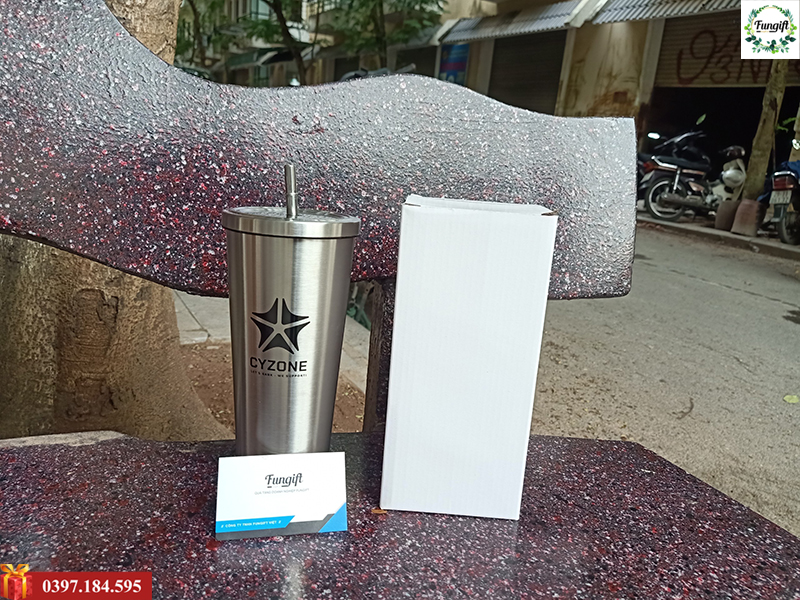 Cốc giữ nhiệt có ống hút tiện lợi