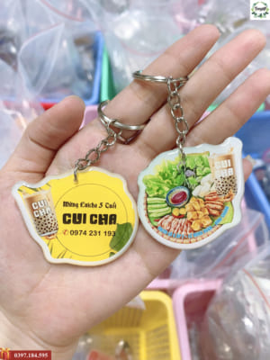 Móc khóa nhựa dẻo giá rẻ