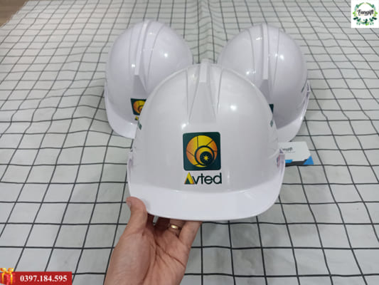 Mũ bảo hộ in logo