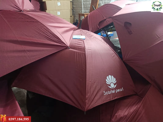Ô dù cán dài in logo theo yêu cầu giá rẻ