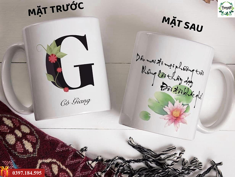 quà tặng cốc sứ in ảnh